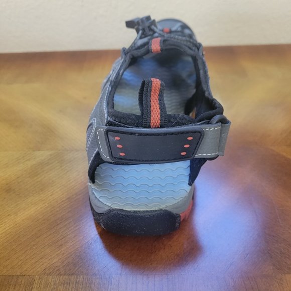 Men's Eddie Bauer Tommy Slip-On Grey Bump Toe Sandals - Picture 6 of 15